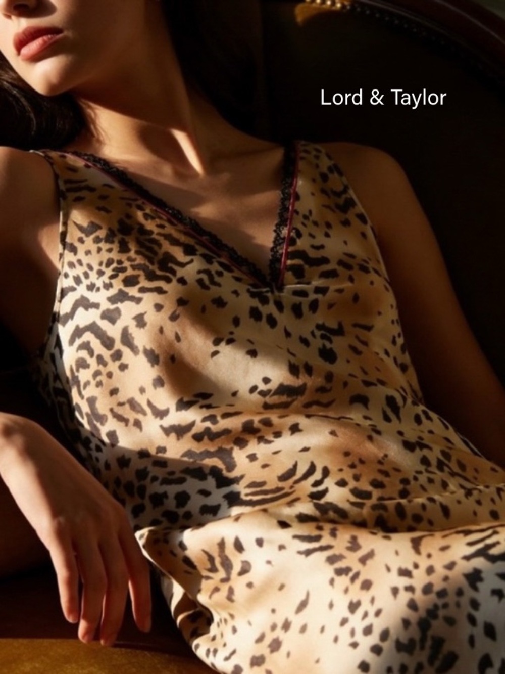 Midi Slip Dress in Animal Print ~ Vintage